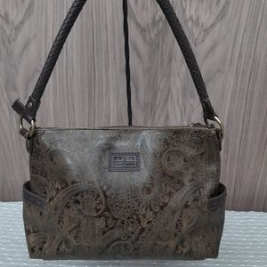 Relic paisley leather handbag